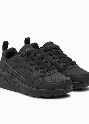 Дитячі кросівки skechers uno lite, чорні кросівки