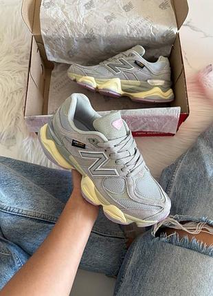 Кроссовки new balance 9060 grey pink cordura 💧 влагозащита 💧 арт 4096