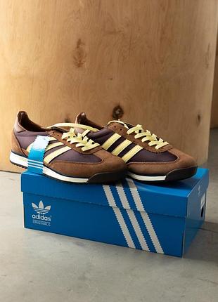 Стильні кросівки adidas sl 72 brown yellow