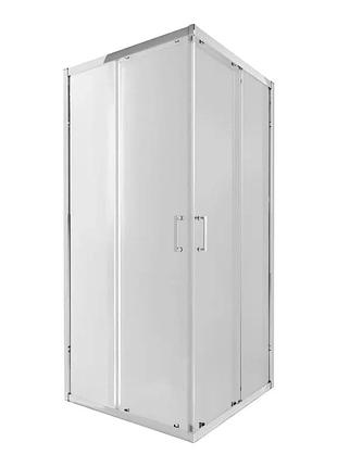 Душова кабіна qtap taurus crm1011sc6 100x100 см прозоре скло 6 мм хромований профіль (691999)
