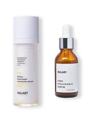 Сонцезахисна сироватка з вітаміном с spf30 + гіалуронова сироватка pure hyaluronic (652250)