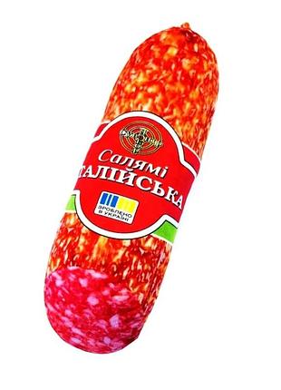 Мягкая игрушка салями из натурального материала 48 см цветной (559733)