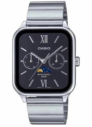 Casio mtp-m305d-1a2 — чоловічий кварцовий годинник, сталевий браслет, wr 30 м