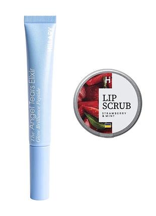 Набір від лущення та для зволоження губ hillary exfoliate & hydrate lip duo (652947)