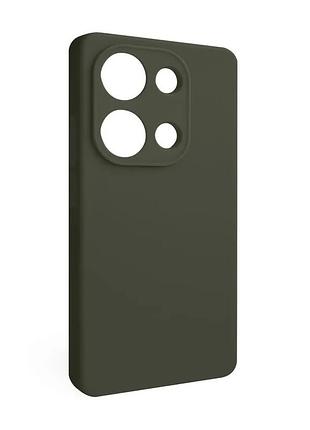 Силиконовый чехол для xiaomi redmi note 13 pro 4g зеленый. (665682)