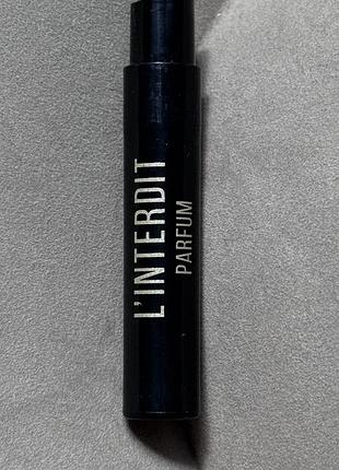 Парфуми для жінок givenchy l’interdit parfum, 1 мл