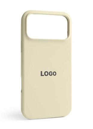 Силиконовый чехол для apple iphone 17 pro max молочный (664909)
