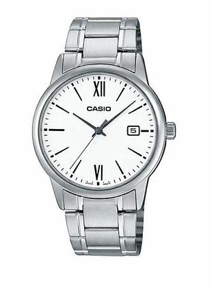 Casio mtp-v002d-7b3 — чоловічий кварцовий годинник, сталевий браслет, wr 30 м