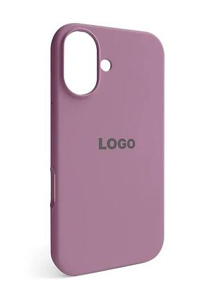 Чехол full silicone case apple силиконовый бордовый для iphone 16 (664708)