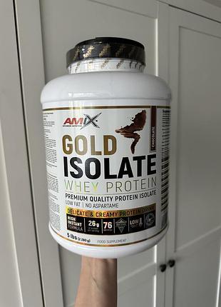 Протеїн amix gold whey protein isolate, 2.28 кг - шоколад
