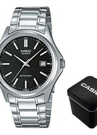 Casio mtp-1183a-1a — чоловічий кварцовий годинник, сталевий браслет, wr 30 м