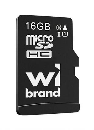 Карта пам'яті wibrand microsdhc 16гб uhs-i class 10 без адаптера (661400)