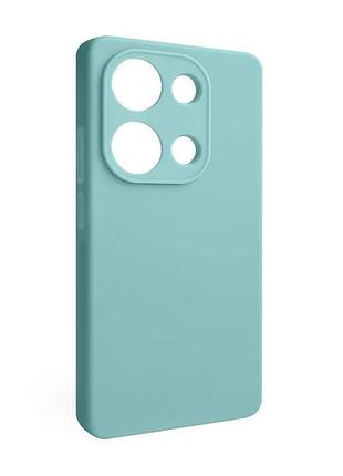 Силиконовый чехол для xiaomi redmi note 13 pro 4g бирюзовый. (665688)