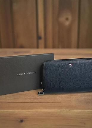 Чоловічий клатч натуральна шкіра чорний 200х115х45 мм в коробці (513253)