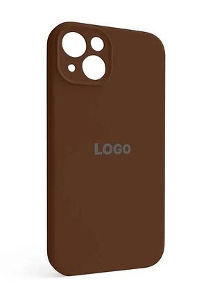 Чохол silicone case для iphone 13 силіконовий коричневий закрита камера (664063)