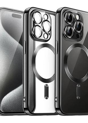 Чохол magsafe для смартфонів пластик силікон чорний (666626)