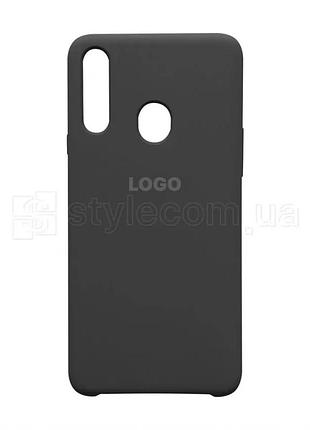 Чехол silicone case samsung черный для galaxy a20s/a207 (671296)