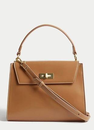 Рыжая деловая сумочка marks &amp; spencer