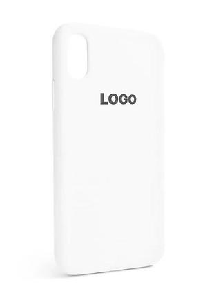Силиконовый чехол для apple iphone x xs белый. (665029)