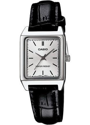 Casio ltp-v007l-7e1 — жіночий кварцовий годинник, шкіряний ремінець, wr 30 м