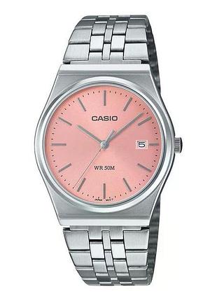 Casio mtp-b145d-4a — чоловічий кварцовий годинник, сталевий браслет, wr 50 м