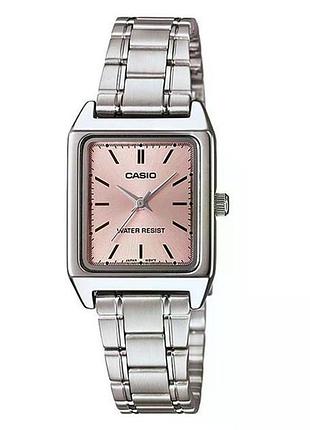 Casio ltp-v007d-4e — жіночий кварцовий годинник, сталевий браслет, wr 30 м