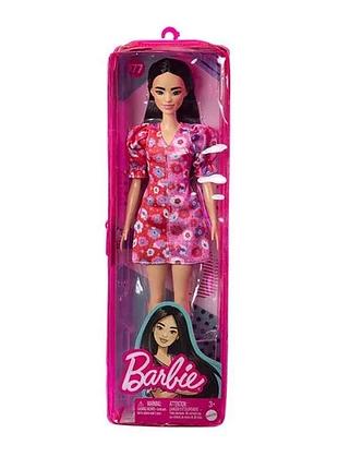 Лялька barbie 29 см пластикова рожевий квітковий принт (701256)