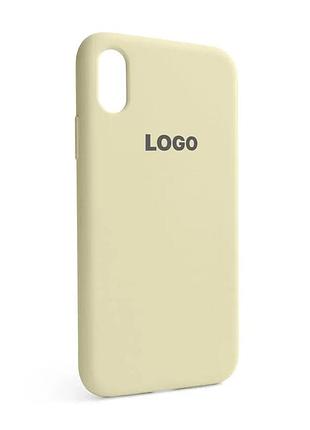 Силиконовый чехол для iphone x xs молочный (664990)