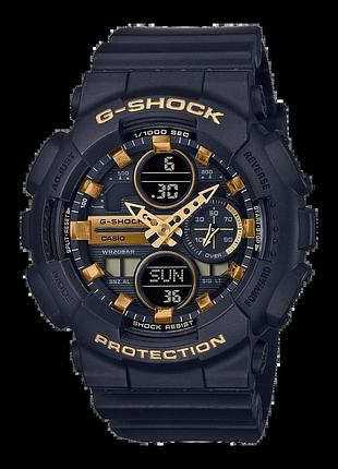 Casio g-shock gma-s140m-1a — жіночий комбінований годинник, полімерний ремінець, wr 200 м