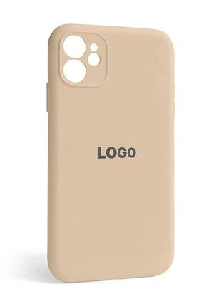 Чехол silicone case для apple iphone силиконовый закрытый золотой (663772)