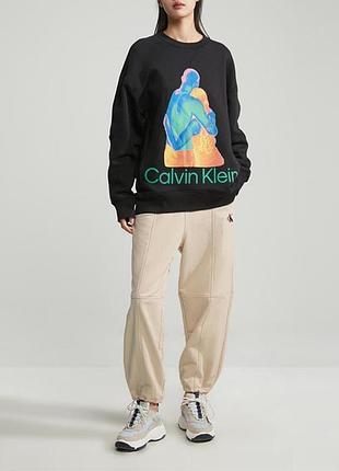 Діночий чорний світшот calvin klein оригінал
