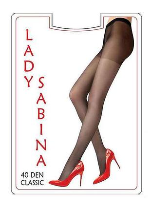 Колготы капроновые classic 40 den (2р.) (natural) тм lady sabina