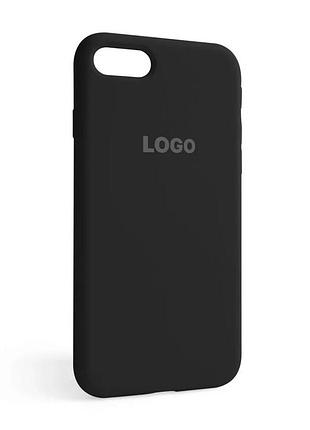 Чохол силіконовий для apple iphone 7 8 se 2020 чорний (664975)