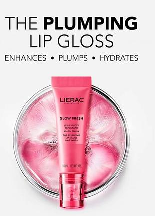 Зволожуючий блиск - плампер для губ lierac iced vanilla