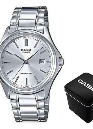 Casio mtp-1183a-7a — чоловічий кварцовий годинник, сталевий браслет, wr 30 м