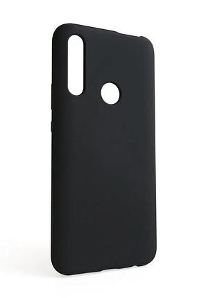 Силиконовый чехол для huawei p smart z черный (665072)