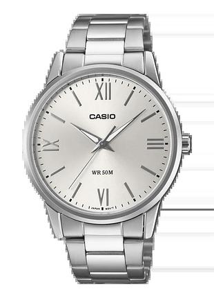 Casio mtp-1303dd-7a — чоловічий кварцовий годинник, сталевий браслет, wr 50 м