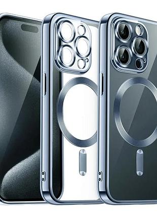 Чохол magsafe для смартфона пластик силікон синій (666478)