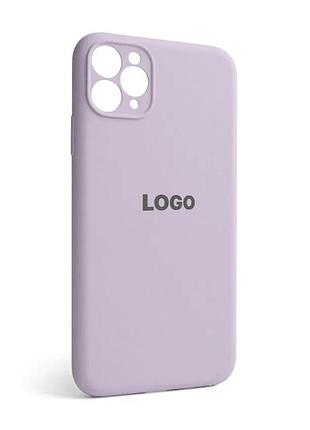 Чохол силіконовий для iphone 11 pro max фіолетовий закрита камера (663647)
