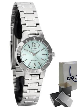 Casio ltp-1177a-3a — жіночий кварцовий годинник, сталевий браслет, wr 30 м