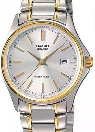 Casio ltp-1183g-7a — жіночий кварцовий годинник, сталевий браслет, wr 30 м