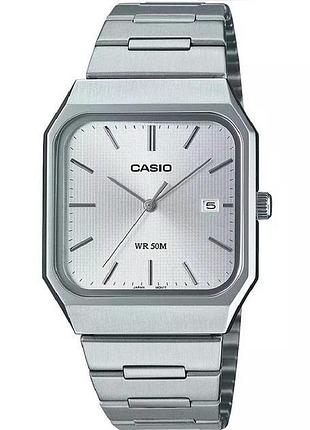 Casio mtp-b185d-7a — чоловічий кварцовий годинник, сталевий браслет, wr 50 м