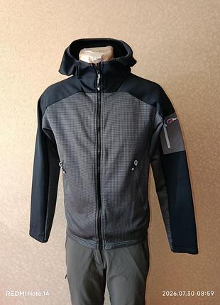Чоловіча флісова кофта berghaus sidley hooded fleece (розмір s)