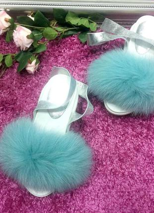 Хіт 2017 босоніжки з хутром