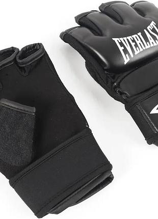 Рукавиці everlast синтетична шкіра l чорний унісекс (711183)