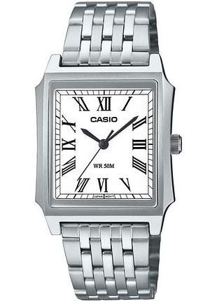 Casio mtp-b190d-7b — чоловічий кварцовий годинник, сталевий браслет, wr 50 м