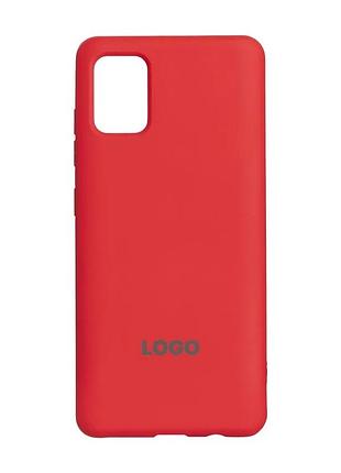 Чехол silicone case для samsung galaxy a41/a415 красный силиконовый. (665803)