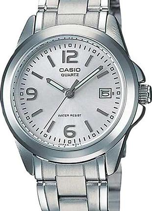 Casio ltp-1215a-7a — жіночий кварцовий годинник, сталевий браслет, wr 30 м