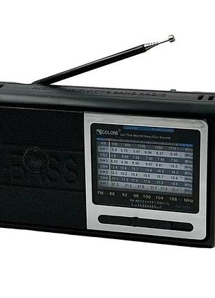 Радиоприемник golon rx-3050 с аккумулятором 6вт 8 часов работы black wj-40