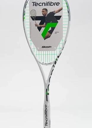 Ракетка для сквошу tecnifibre графіт 130 г білий 485 см² 14x18 (710380)